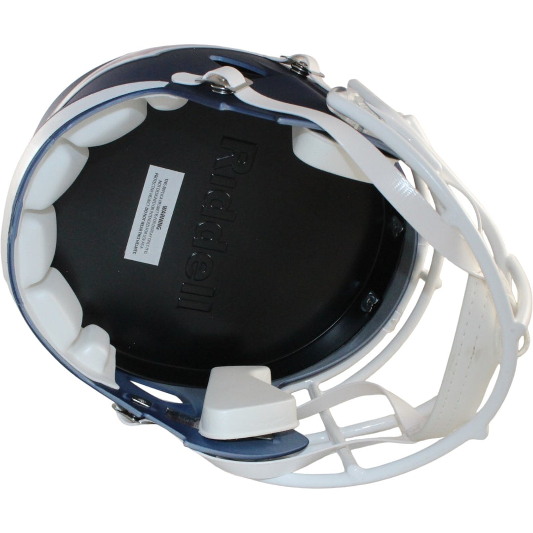 Andre Johnson Autographed Houston Texans F/S AMP Helmet Beckett Witness 55454