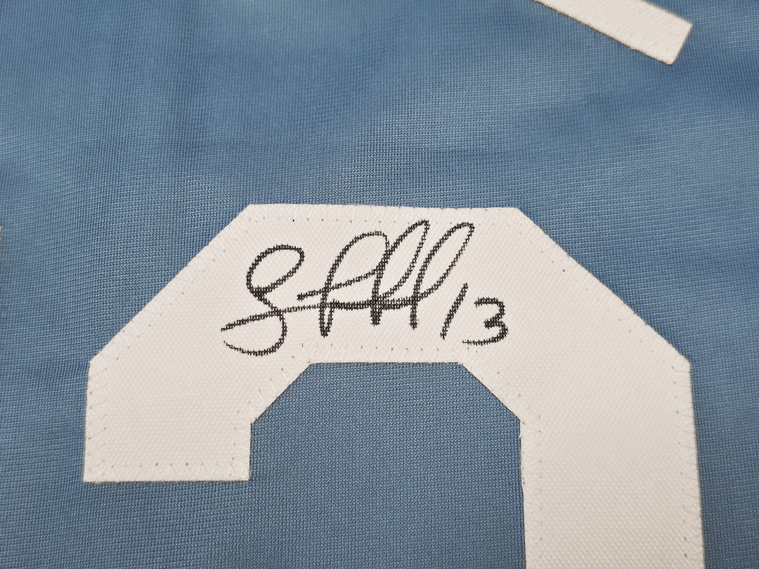 Kansas City Royals Salvador Perez Signed Baby Blue Jersey Beckett Witness