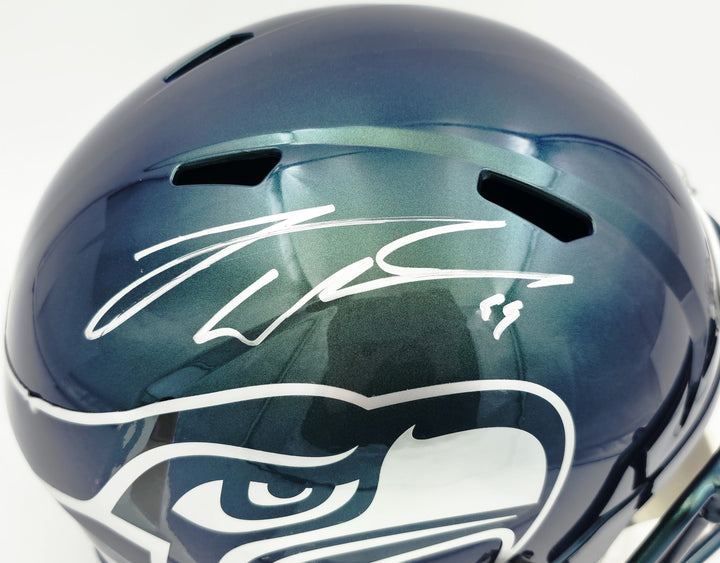 Leonard Williams Signed Seahawks Full Size Rivalries Speed Helmet Beckett Wit