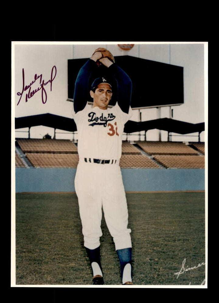 Sandy Koufax JSA Coa Signed 8x10 Photo Autograph Dodgers