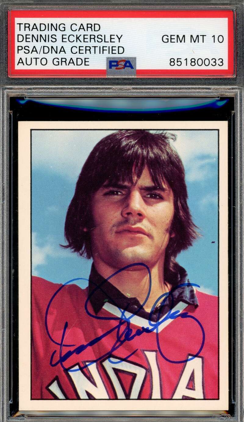 Dennis Eckersley Gem Mint 10 PSA DNA Signed 1975 SSPC Rookie Autograph