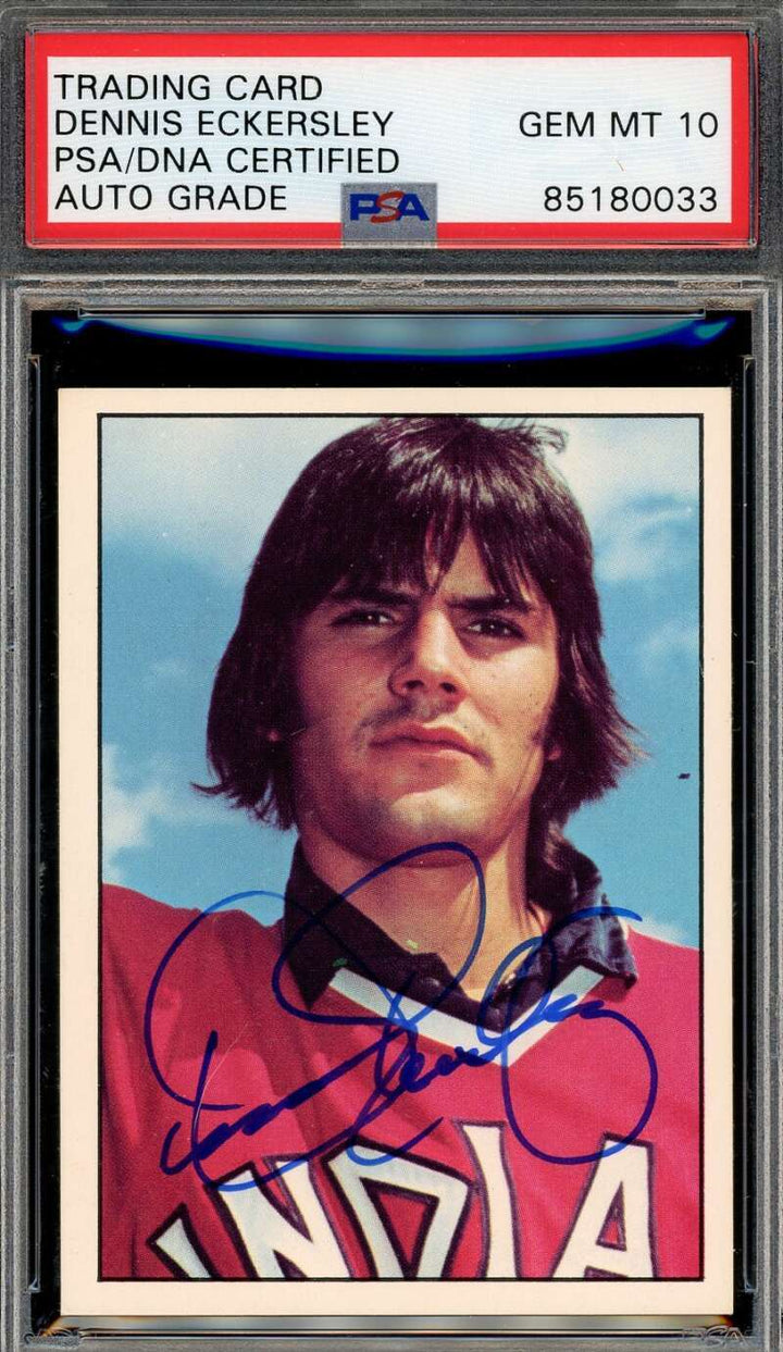 Dennis Eckersley Gem Mint 10 PSA DNA Signed 1975 SSPC Rookie Autograph