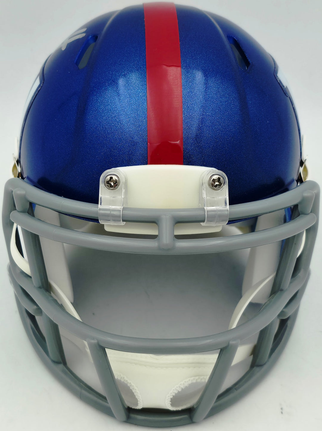 Cam Skattebo Signed Giants Blue Speed Mini Helmet Beckett QR