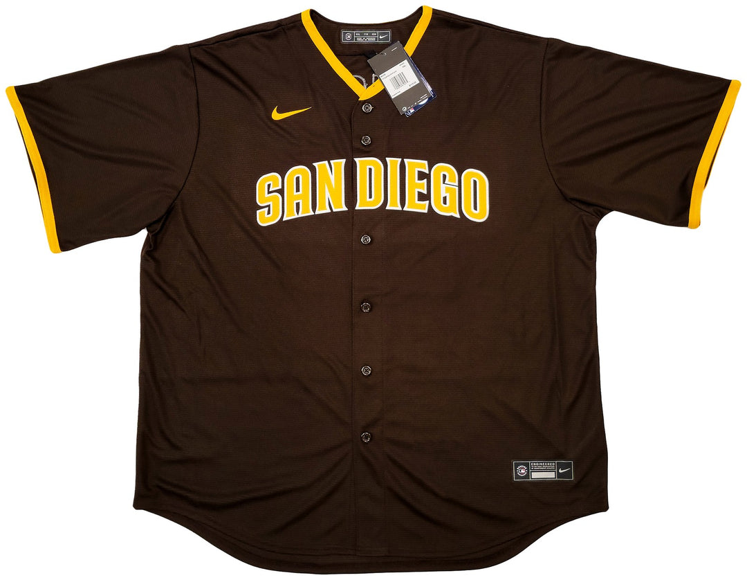 San Diego Padres Fernando Tatis Jr. Signed Brown Nike Jersey Size XXL Beckett