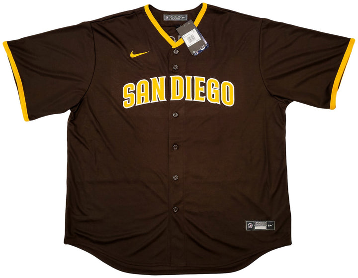 San Diego Padres Fernando Tatis Jr. Signed Brown Nike Jersey Size XXL Beckett
