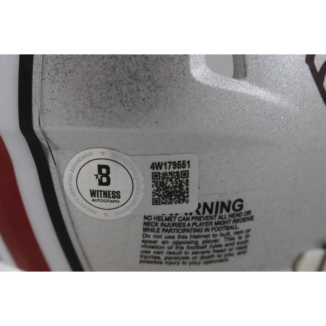Jack Sawyer Autographed Ohio State Buckeyes Mini Helmet F Michigan Beckett 54036