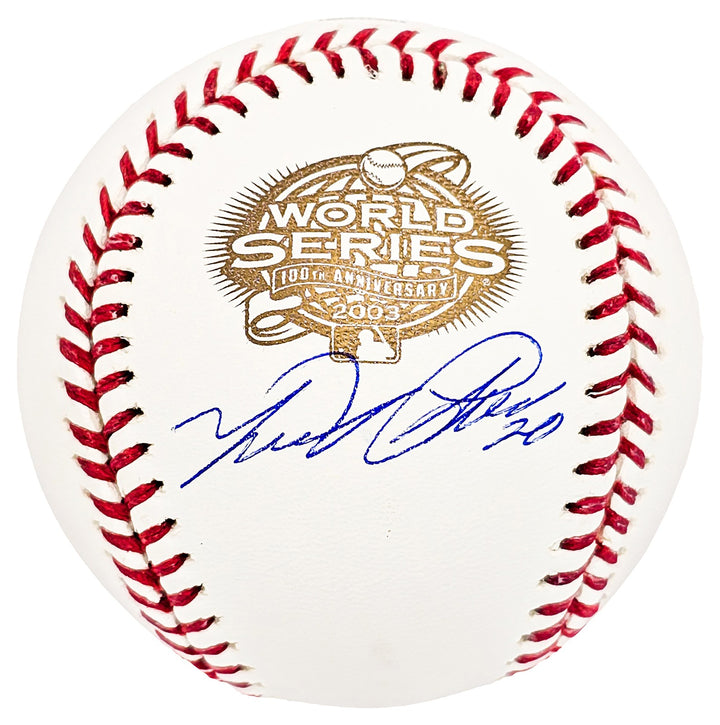 Miguel Cabrera Signed Official 2003 WS Logo Baseball Detroit Tigers Beckett Wit