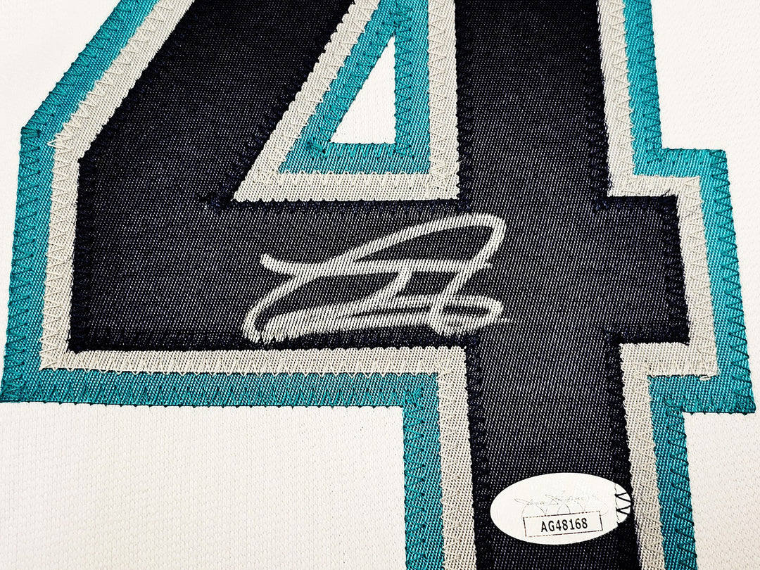Seattle Mariners Julio Rodriguez Autographed Signed White Jersey JSA