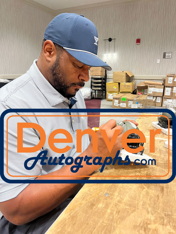 Jerome Bettis Autographed Pittsburgh Steelers 22 Salute Mini Helmet BAS 42218