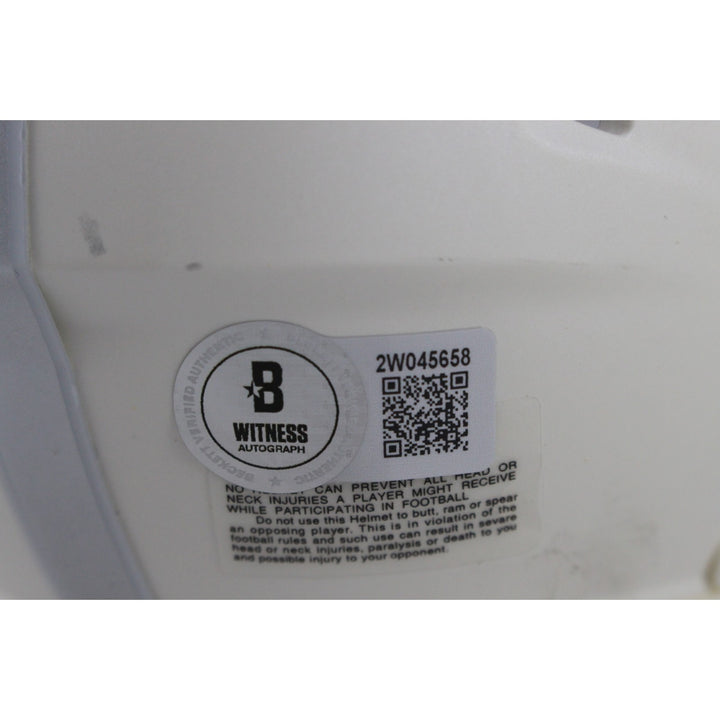 Adrian Peterson Autographed Minnesota Vikings 24 Alt Mini Helmet Beckett 50213