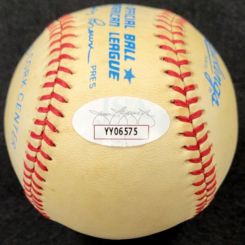 Joe DiMaggio signed "To Jim" Official American League AL Baseball autograph~ JSA