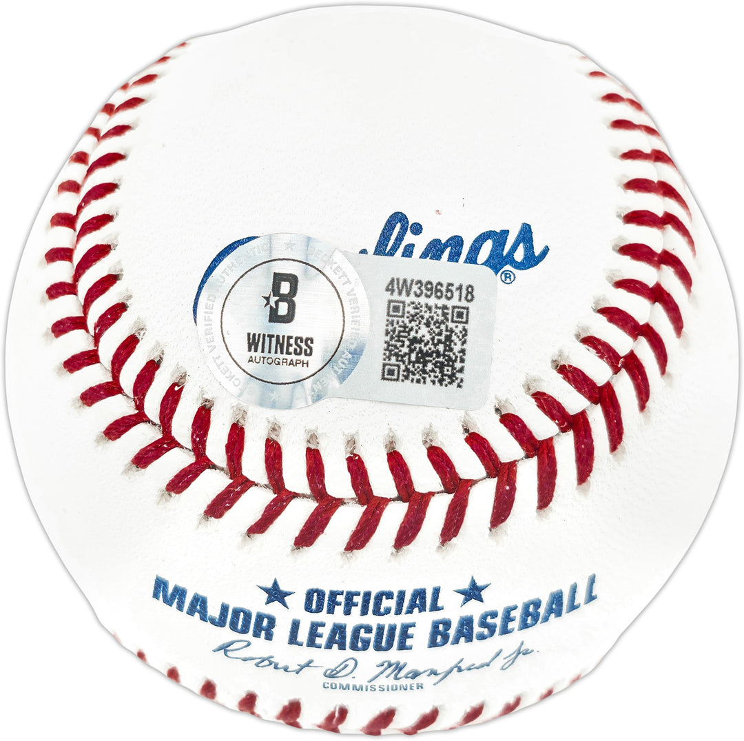 Jose Canseco Auto MLB Baseball Oakland A's Godfather Of Steroids Beckett Witness
