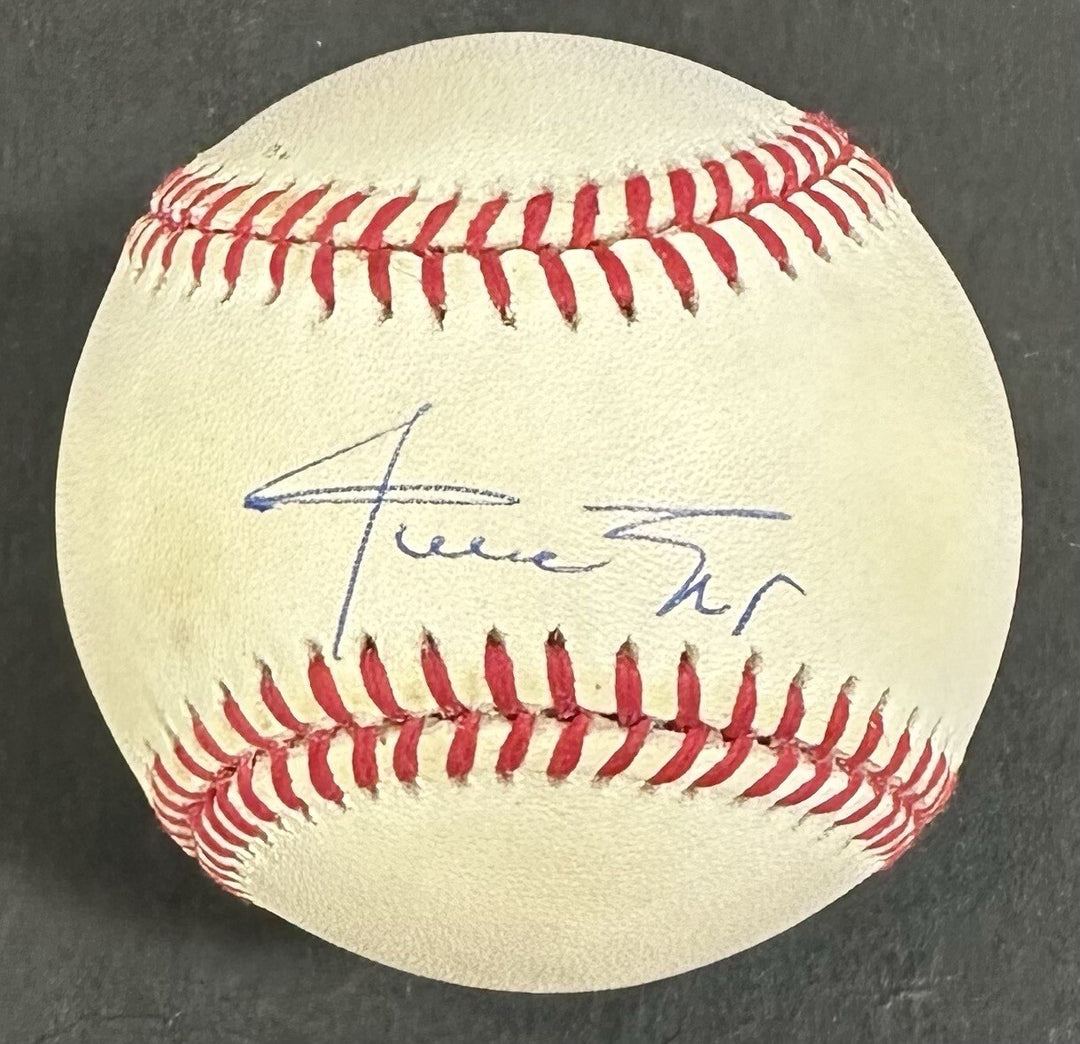 Willie Mays Signed Official NL Baseball NY SF Giants Clean Dark Auto PSA COA HOF