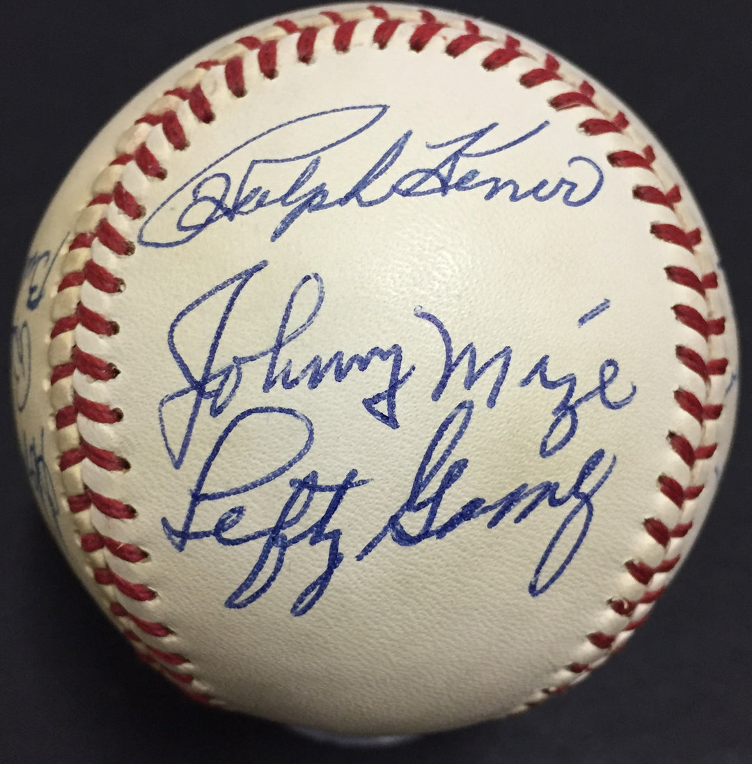 HOF 16 Auto Signed Baseball Duke Snider Bob Gibson Juan Marichal Spahn COA CBM