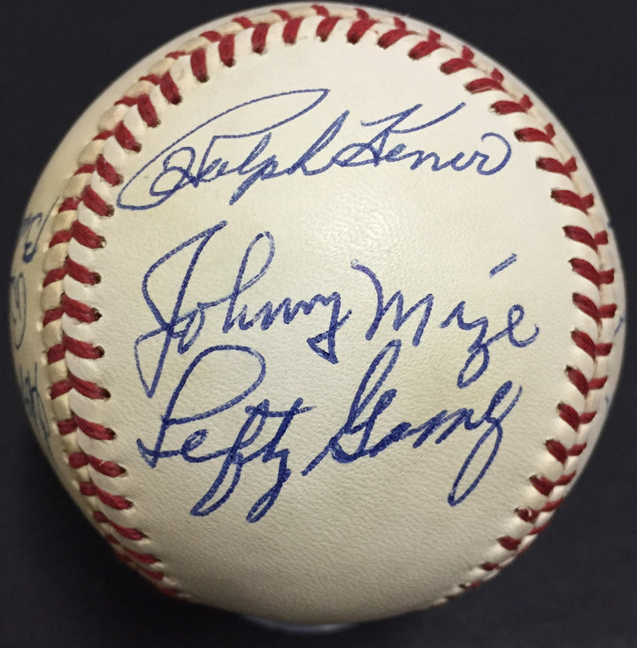 HOF 16 Auto Signed Baseball Duke Snider Bob Gibson Juan Marichal Spahn COA CBM