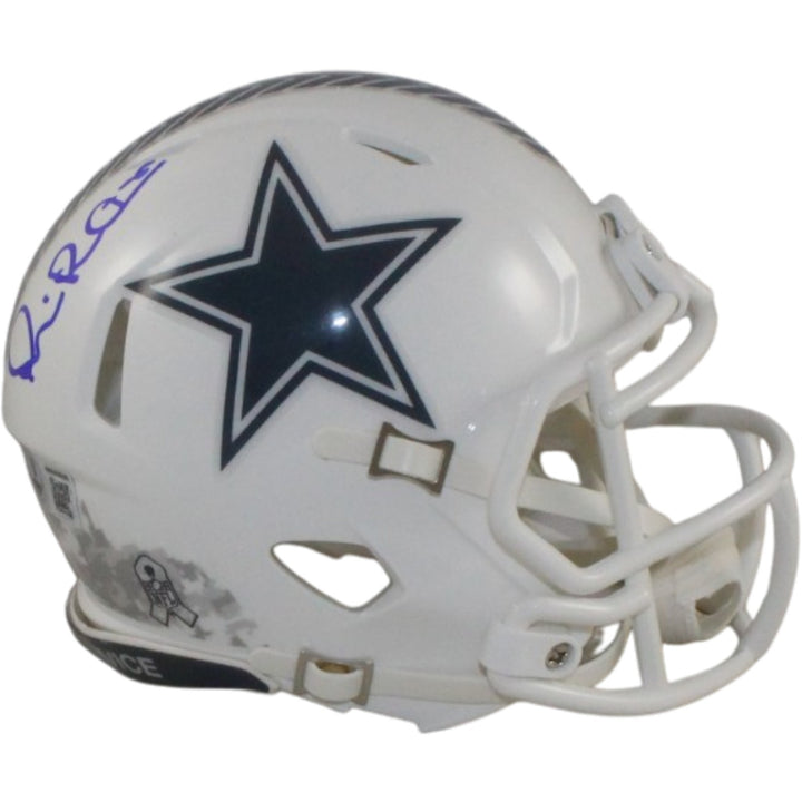 Michael Irvin Autographed Dallas Cowboys 24 STS Mini Helmet Beckett WIT 56389