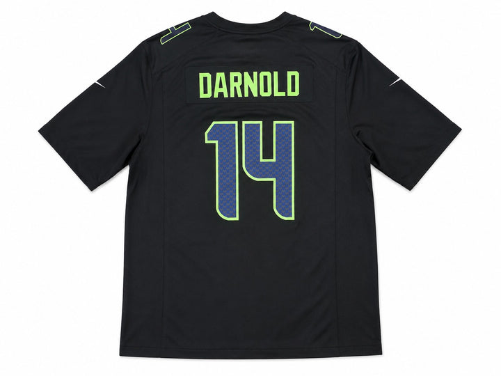 Seattle Seahawks Sam Darnold Signed Black Nike SB LX Patch Jersey Size XXL