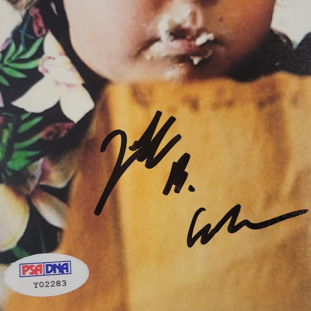 Goonies cast signed 11x14 photo Donner Cohen Astin Quan Feldman ~ PSA/DNA COA