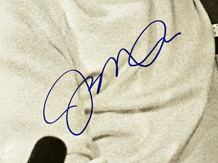 Joe Montana Auto Signed 16x20 Photo San Francisco 49ers Super Bowl Trophy JSA