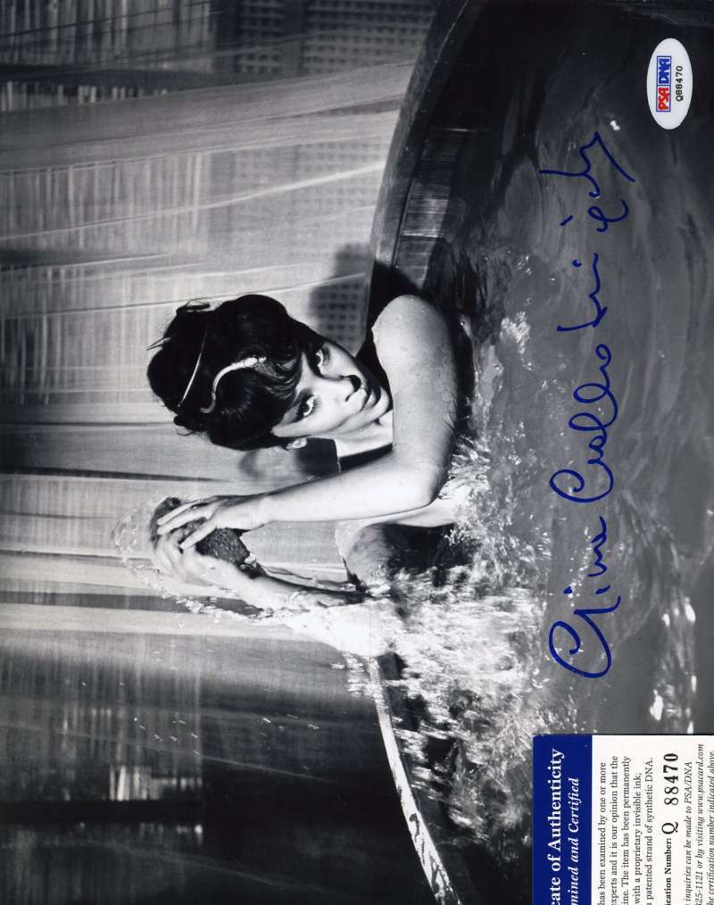 Gina Lollobrigida Psa Dna Coa Hand Signed 8x10 Photo Autograph Authentic