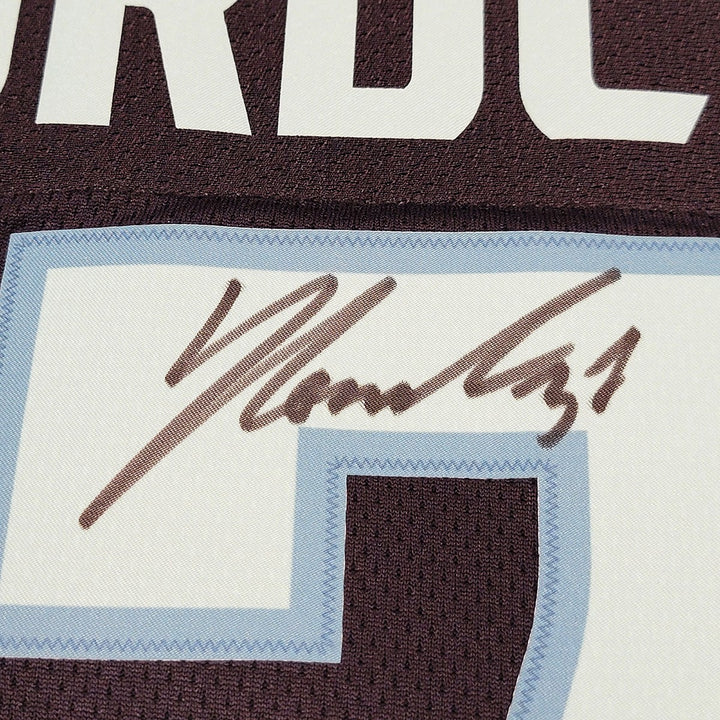 Seattle Kraken Yanni Gourde Signed Blue Fanatics Jersey Size L Fanatics Holo