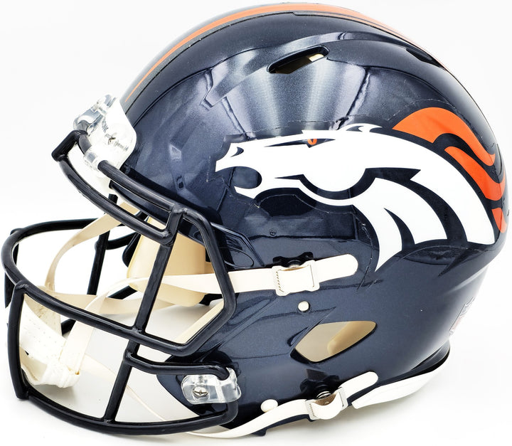 Russell Wilson Jerry Jeudy Auto Broncos Blue Full Size Auth Spd Helmet Fanatics