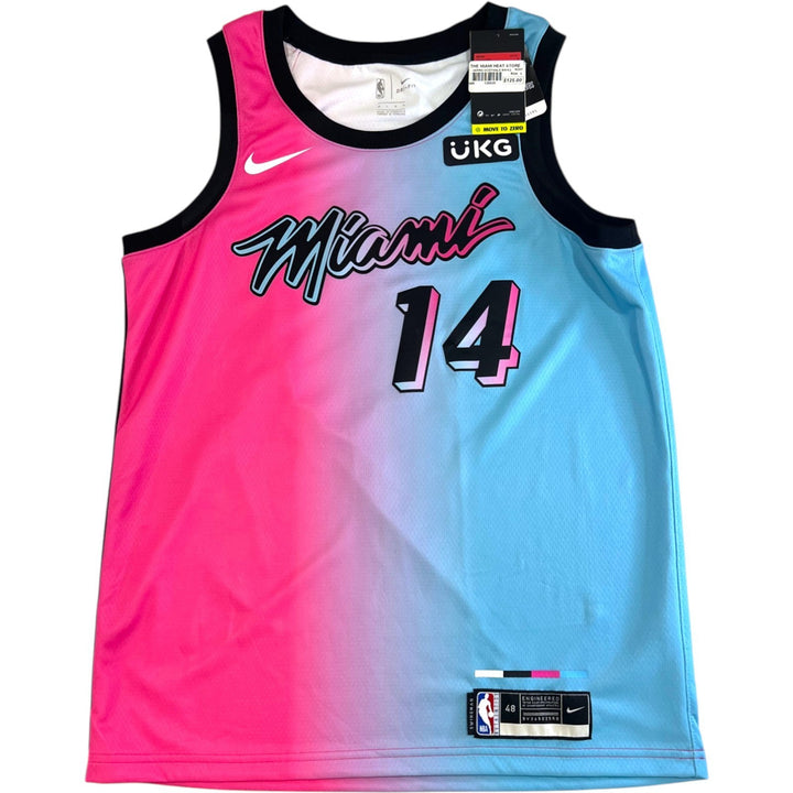 TYLER HERRO SIGNED MIAMI HEAT NIKE VICE VERSA SWINGMAN BASKETBALL JERSEY JSA