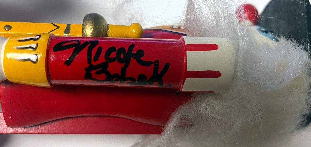 Nutcracker & Box signed Ice Skaters- Peggy Fleming, Nicole Bobek, Eldredge/Orser