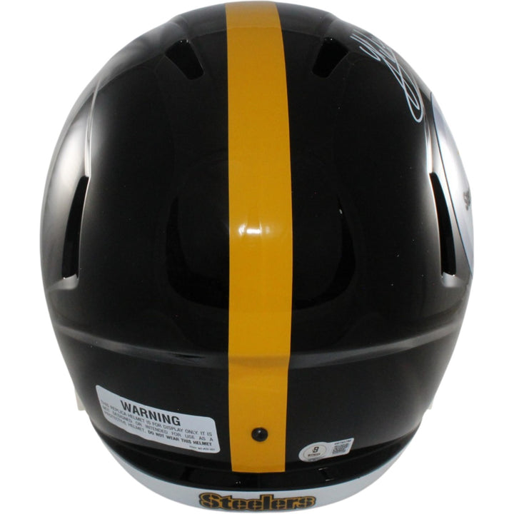 Jack Sawyer Autographed Pittsburgh Steelers F/S Helmet Beckett Witness 56950
