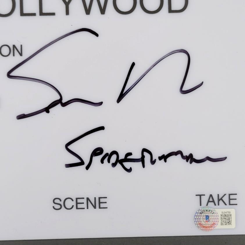 Sam Raimi signed "Spider-Man" Director Clap Board Clapper autograph BAS Beckett