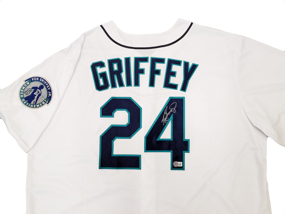 Seattle Mariners Ken Griffey Jr. Signed White Nike Cooperstown Edition Jersey