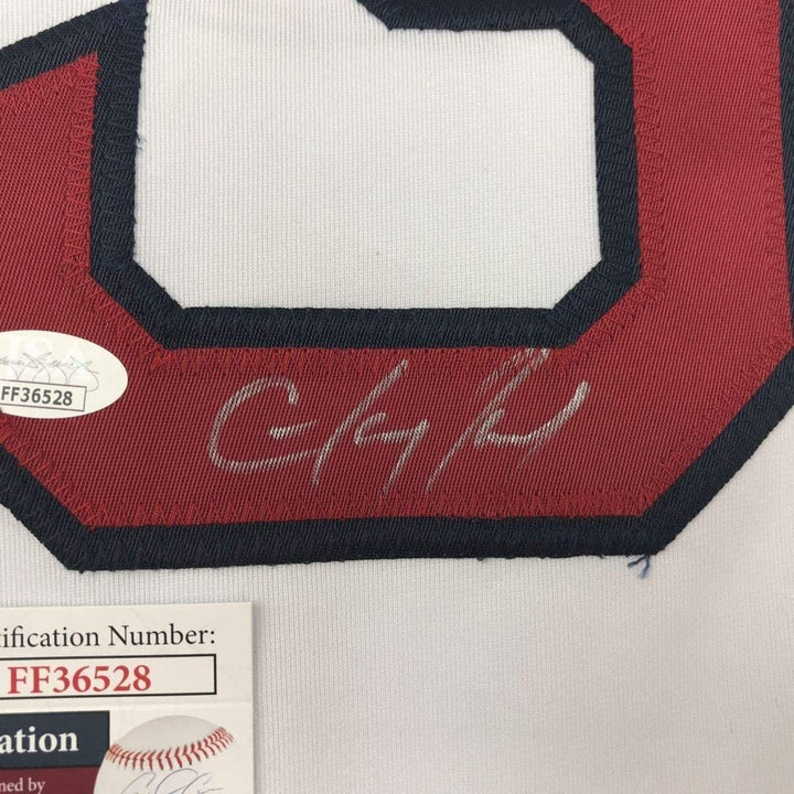 FRAMED Signed HANLEY RAMIREZ 35x39 Boston White Jersey JSA COA Auto