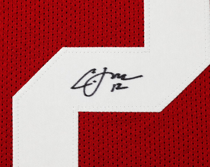Ohio State Buckeyes Cardale Jones Signed Red Jersey JSA