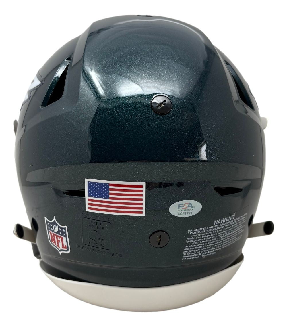 Saquon Barkley Signed Philadelphia Eagles FS Authentic SpeedFlex Helmet PSA/DNA