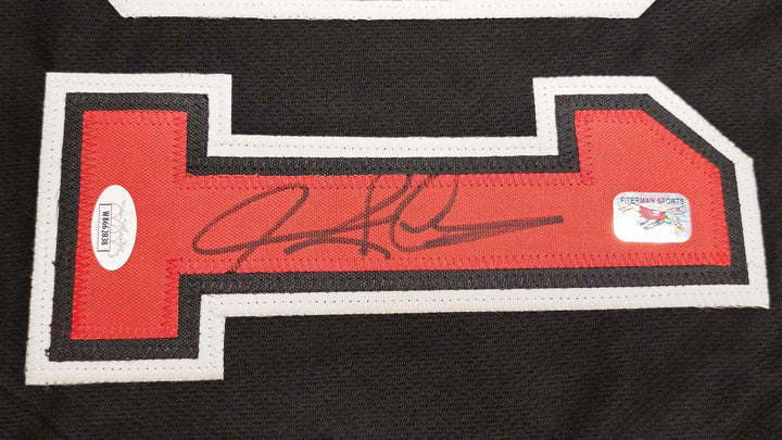 Chicago Bulls Dennis Rodman Autographed Signed Black Jersey JSA