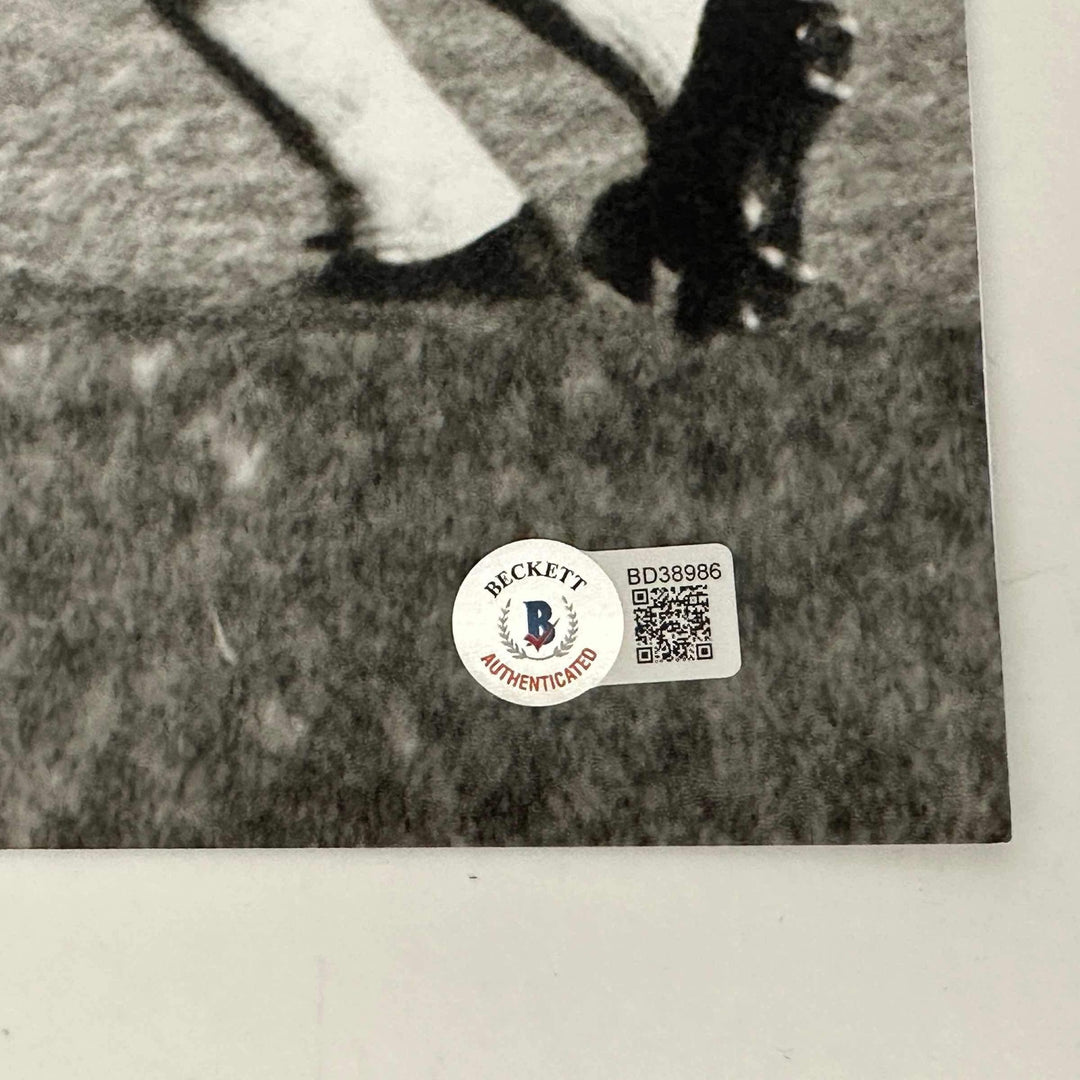 Autographed/Signed Pele Brazil Soccer 16x20 Photo Bicycle Kick Beckett BAS Auto