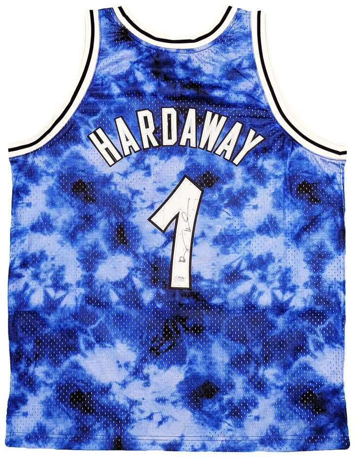 Magic Penny Hardaway Auto Blue Mitchell Ness Galaxy 94 Swingman Jersey L PSA/DNA