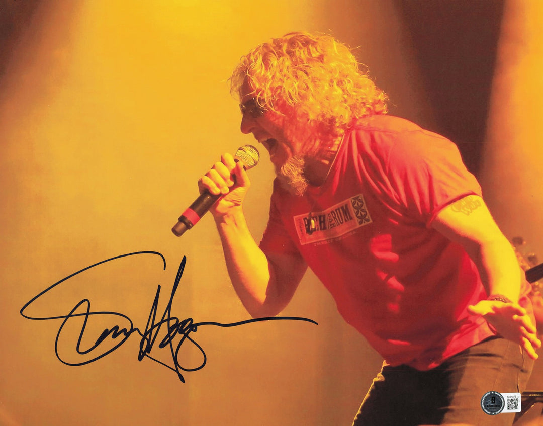 Sammy Hagar Autographed Signed 11x14 Photo Van Halen Beckett BAS QR #AE31876