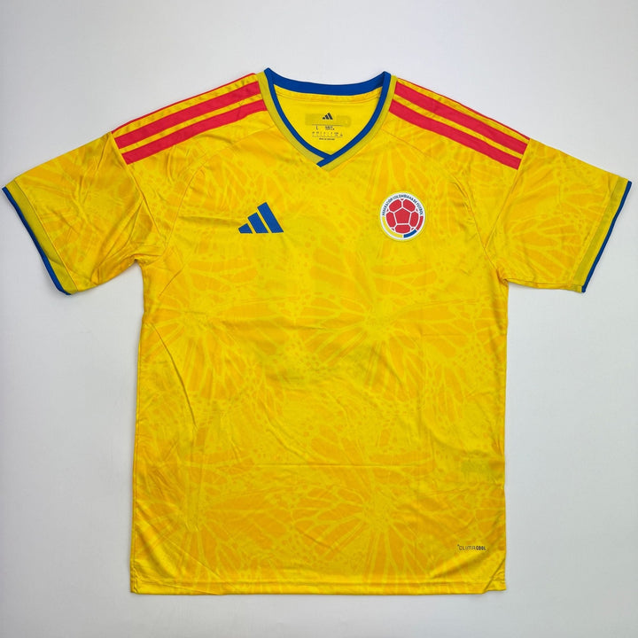 Autographed/Signed James Rodriguez Columbia Yellow Soccer Jersey Beckett BAS COA