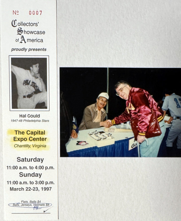 Harold Gould signed Philadelphia Stars Negro League 8x10 Photo dings Framed- COA