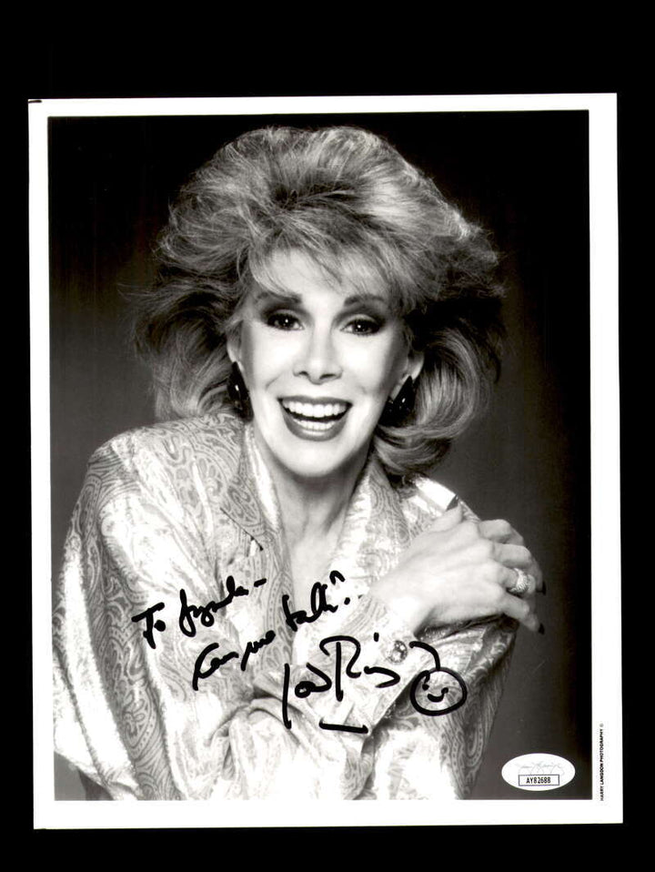 Joan Rivers JSA Coa Signed 8x10 Photograph Autograph