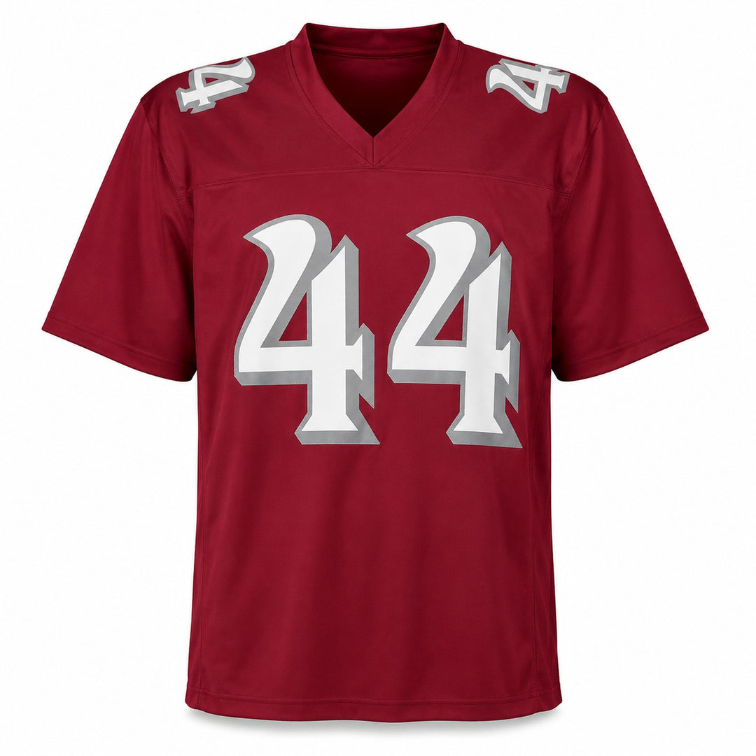 University of New Mexico Brian Urlacher Signed Red Jersey "CHOF 17" Beckett Wit