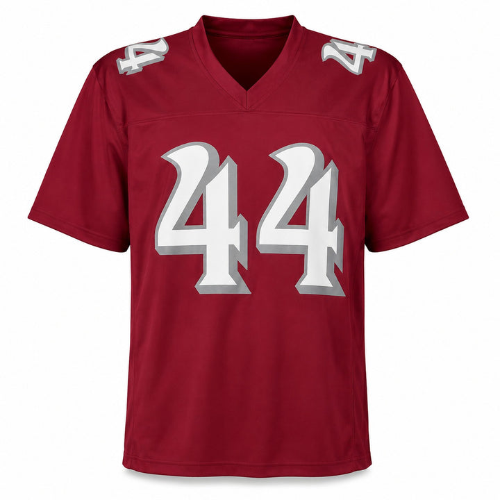 University of New Mexico Brian Urlacher Signed Red Jersey "CHOF 17" Beckett Wit