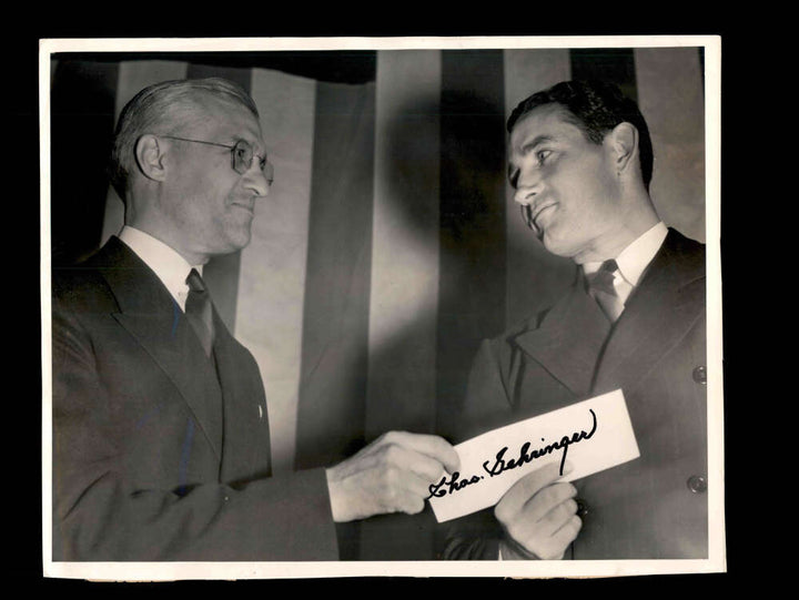 Charlie Gehringer PSA DNA Signed 1937 8x10 Original Wire Photo Autograph Tigers