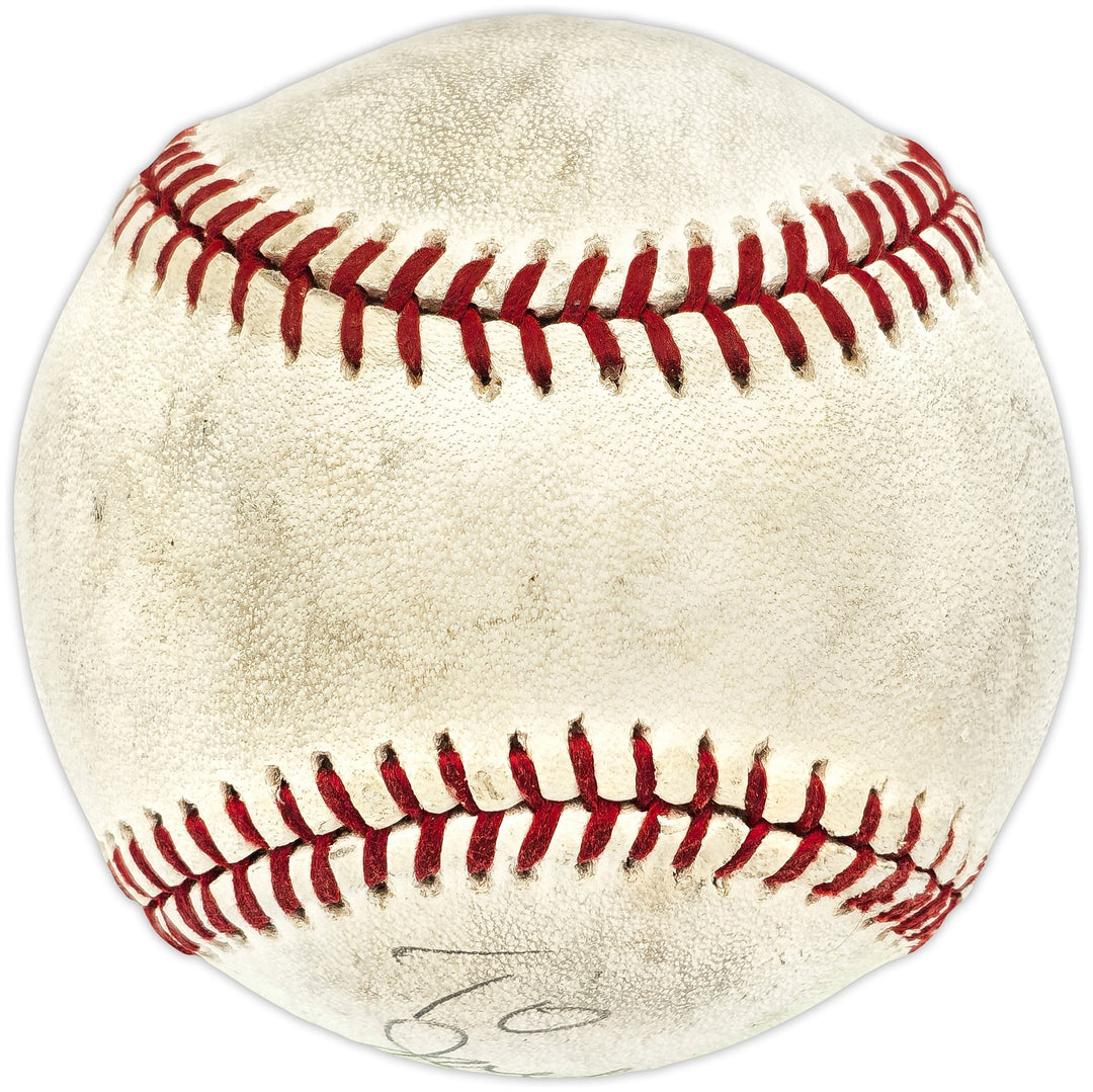 Willie Mays Signed Feeney NL Baseball Giants To Jack Best Vintage Sig Beckett