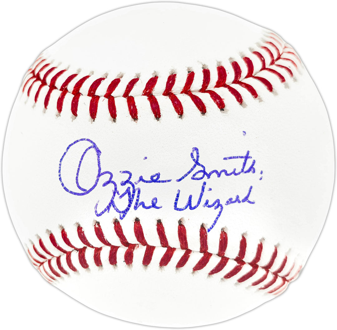 Ozzie Smith Signed MLB Baseball Cardinals The Wizard Fanatics