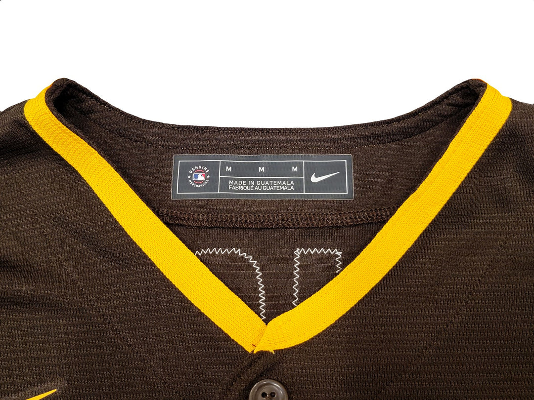 San Diego Padres Fernando Tatis Jr. Signed Brown Nike Jersey Size M Beckett Wit