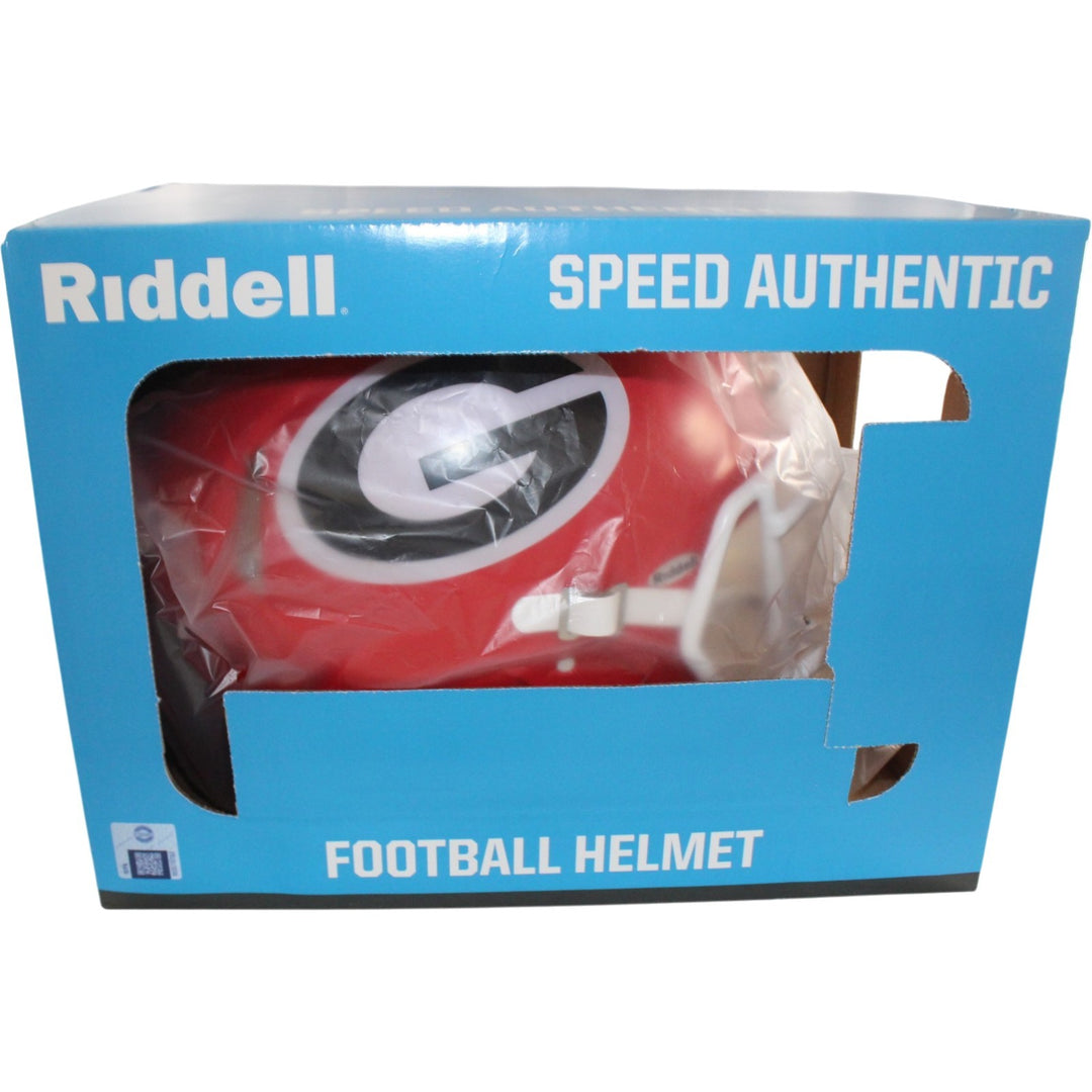 Champ Bailey Autographed Georgia Bulldogs Authentic Helmet Beckett Witness 56344