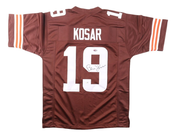 Bernie Kosar Cleveland Signed Brown Football Jersey JSA QR Hologram