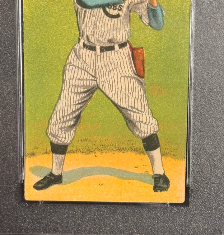 1911 T201 Mecca Frank Chance /Johnny Evers Cubs HOF PSA 5 EX Beauty Looks Nicer